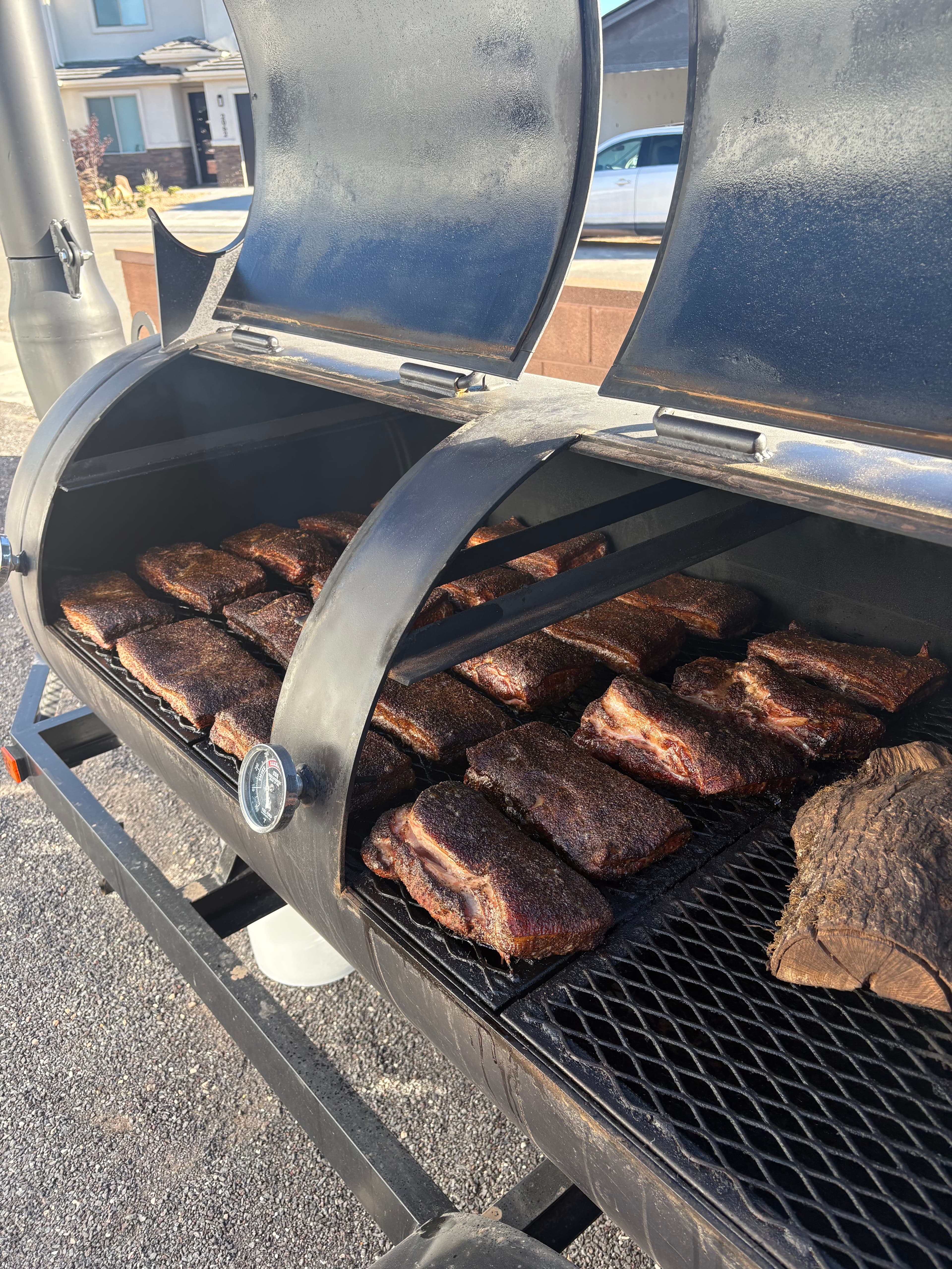 Kyle Whitesides at the smoker